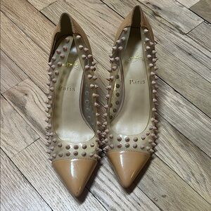 Nude Spiked Heels
